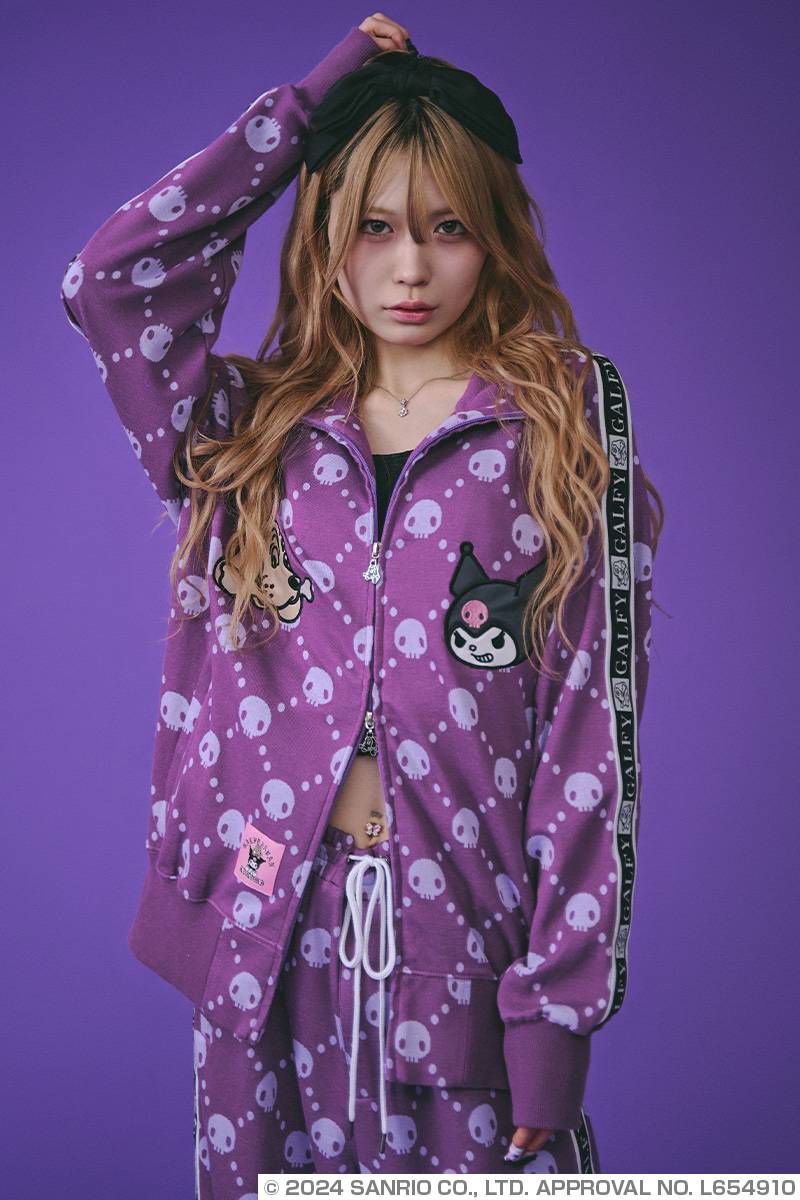 予約商品】クロミ×GALFY(ガルフィー) ドクロだらけセットアップ 予約商品】クロミ×GALFY(ガルフィー) ドクロだらけセットアップ