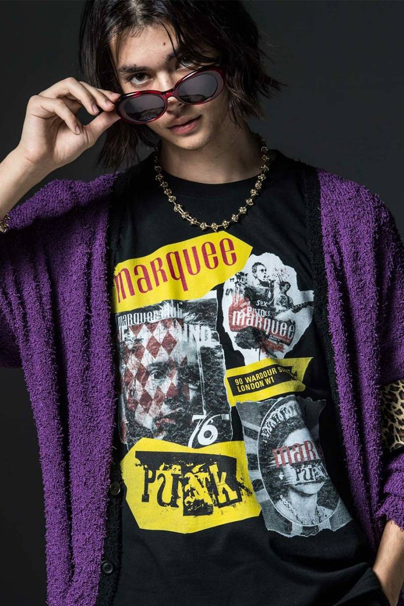 glamb (グラム) marquee club(R) Collage T-shirts/マーキークラブコラージュＴシャツ
