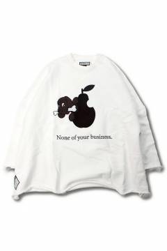 【予約商品】GALFY(ガルフィー)用無しドデカスウェT - White