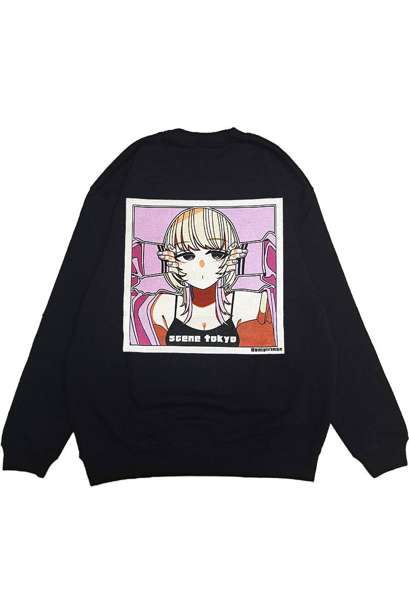 SCENE TOKYO (シーントウキョウ) hair girl sweat - Black