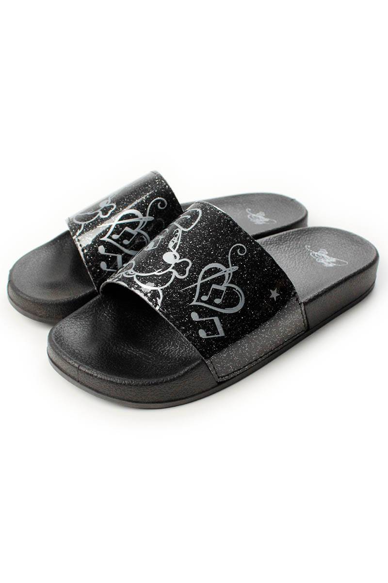 【予約商品】GALFY (ガルフィー) キラ☆FANCYサンダル - Black