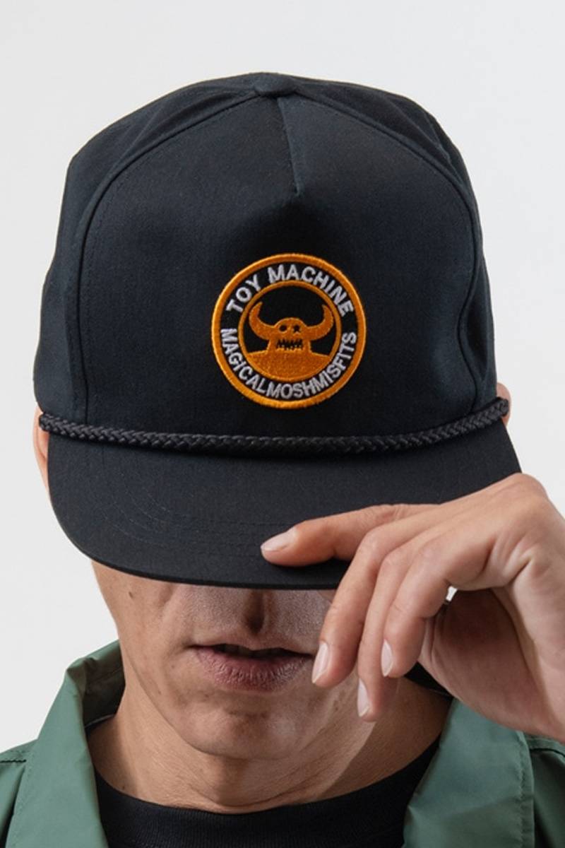 TOY MACHINE×MxMxM “MAGICAL MOSH TOY MACHINE”CAP - Black