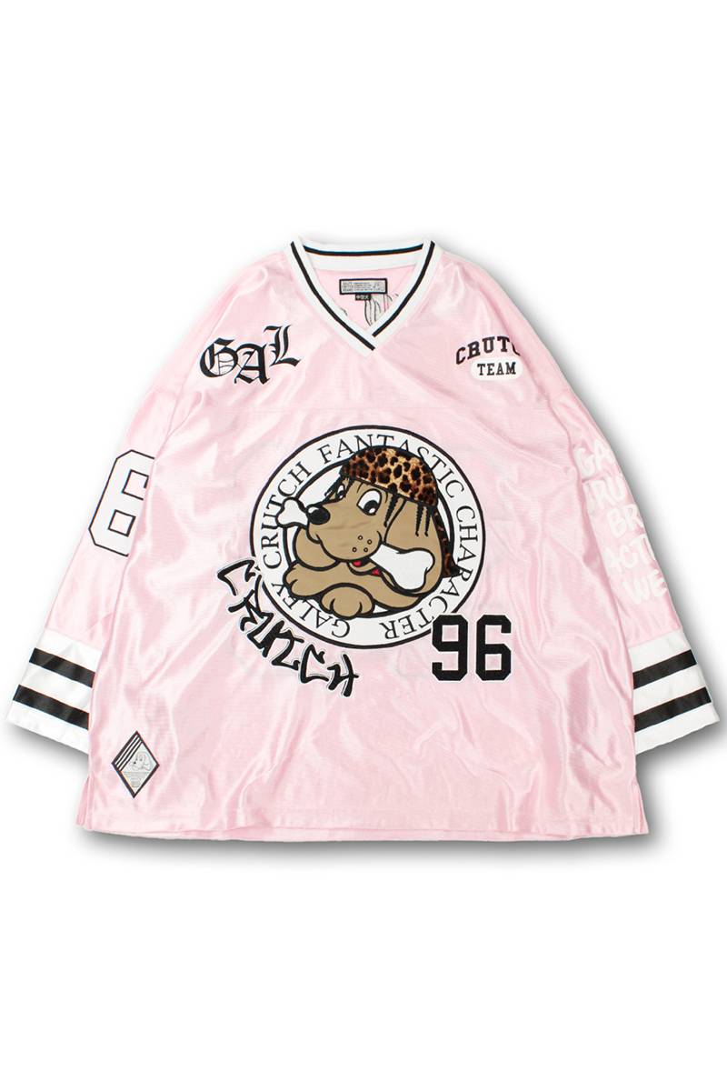 GALFY (ガルフィー)ウェッサイホッケーシャツ - B.Pink / ロック GALFY (ガルフィー)ウェッサイホッケーシャツ - B.Pink / ロック