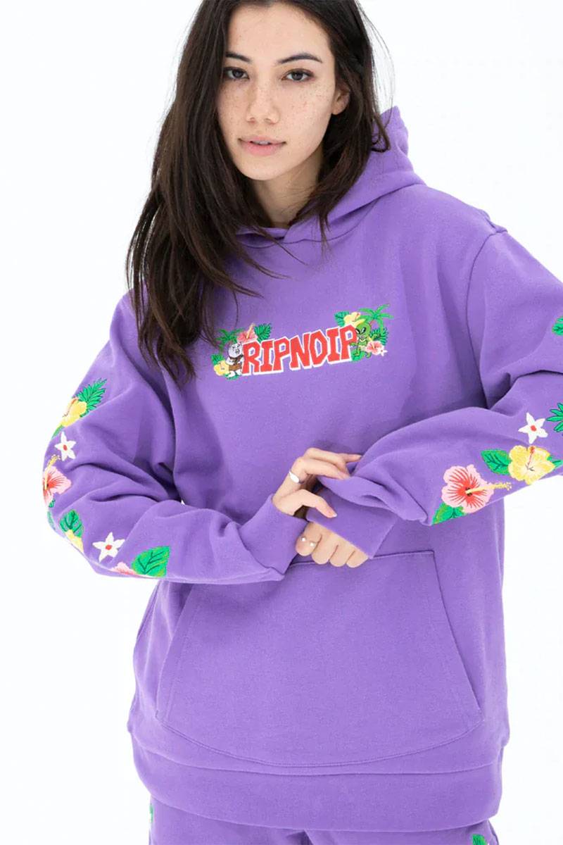 RIPNDIP (リップンディップ) Aloha Nerm Hoodie (Lavender)