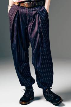 【予約商品】glamb(グラム)Tuck in Tuck Pants / タックインタックパンツ - Wine