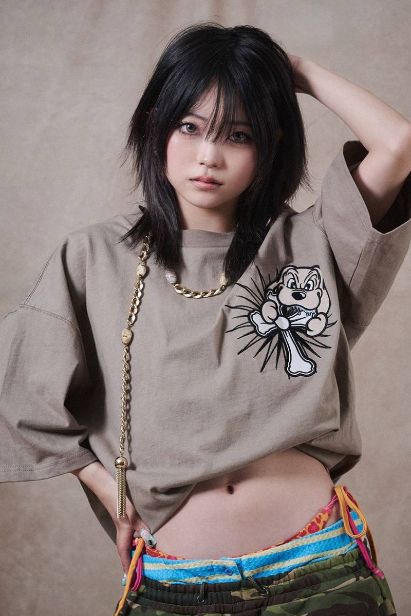 GALFY (ガルフィー) おしゃぶりワンワンTee - Greige