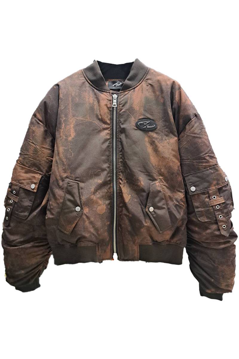 P.N UNDERGROUND(サイコ・ネーション・アンダーグラウンド) シャーリング MA-1 - Brown