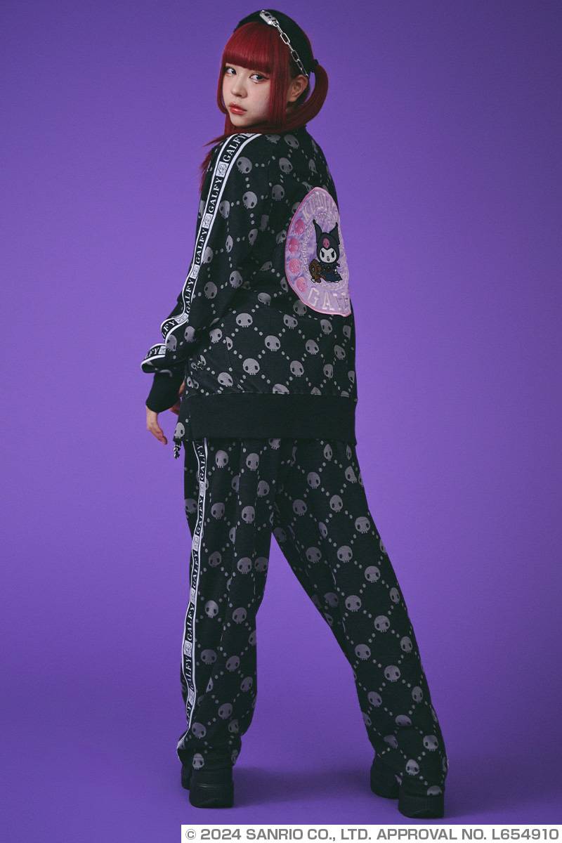 クロミ×GALFY(ガルフィー) ドクロだらけセットアップ - Black クロミ×GALFY(ガルフィー) ドクロだらけセットアップ - Black