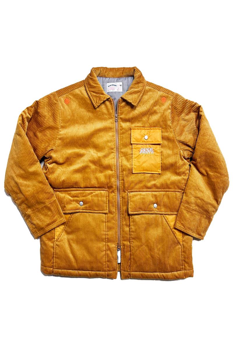 over print (オーバープリント) Work Jacket YELLOW