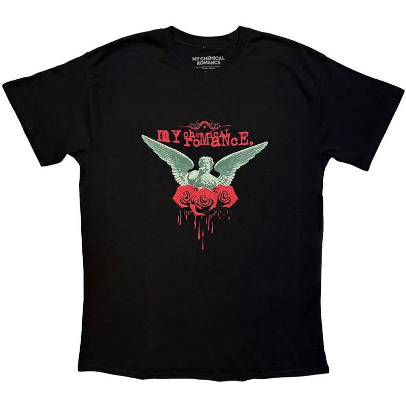 【予約商品】MY CHEMICAL ROMANCE バンドTシャツ ユニセックス: Angel of the Water (Black)