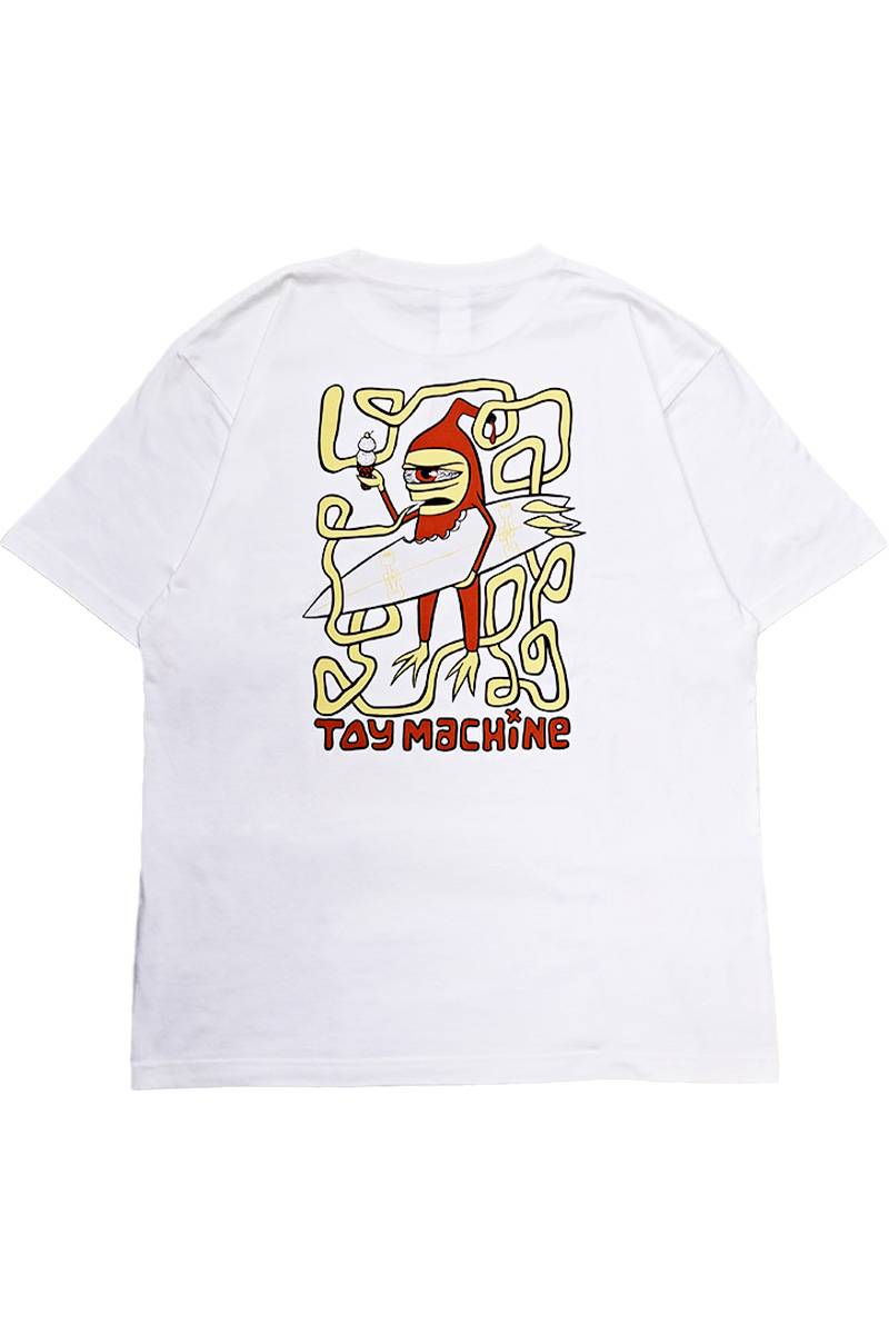 TOY MACHINE (トイ・マシーン)　SURF SECT SS TEE - White