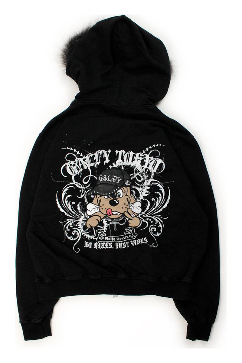 【予約商品】GALFY（ガルフィー）ギラツキ☆FUR PK - BLACK