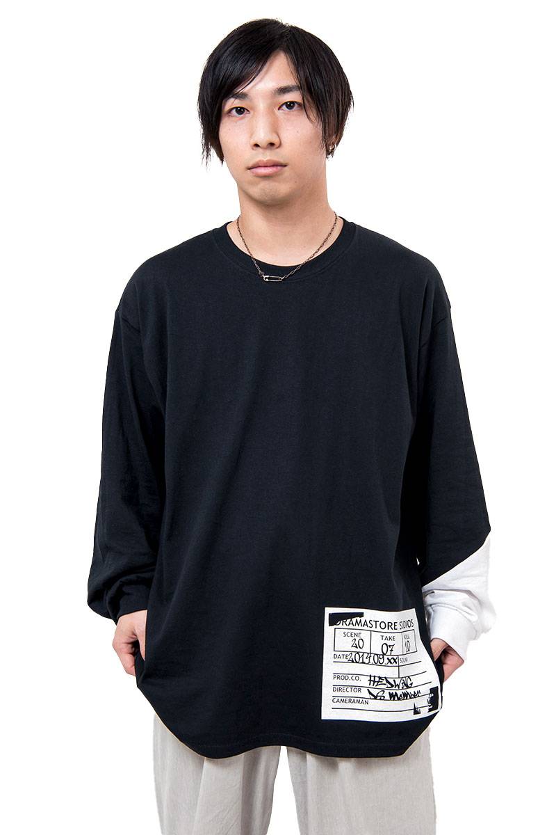 ドラマストア×GEKIROCK CLOTHING 限定コラボ・ロンT BLACK