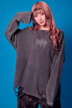 寝田ルネ×PSYCHO NATION(サイコネーション) デビルTEE BLACK