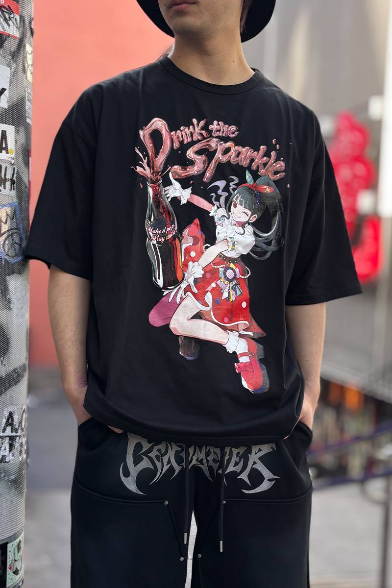 予約商品】飯田ヒカル×GEKIROCK CLOTHING コラボ・Tシャツ - Black