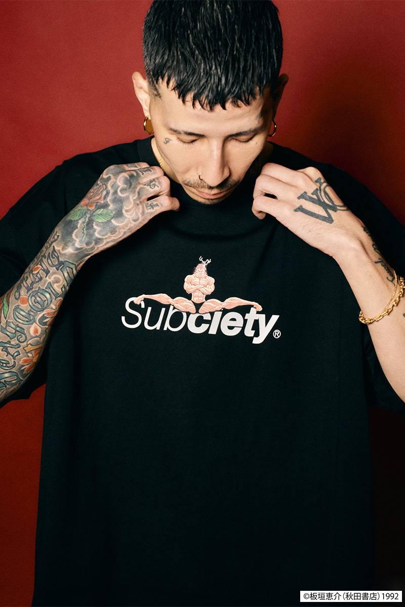 【予約商品】刃牙 × Subciety(サブサエティ)　Hanma Yujiro tee