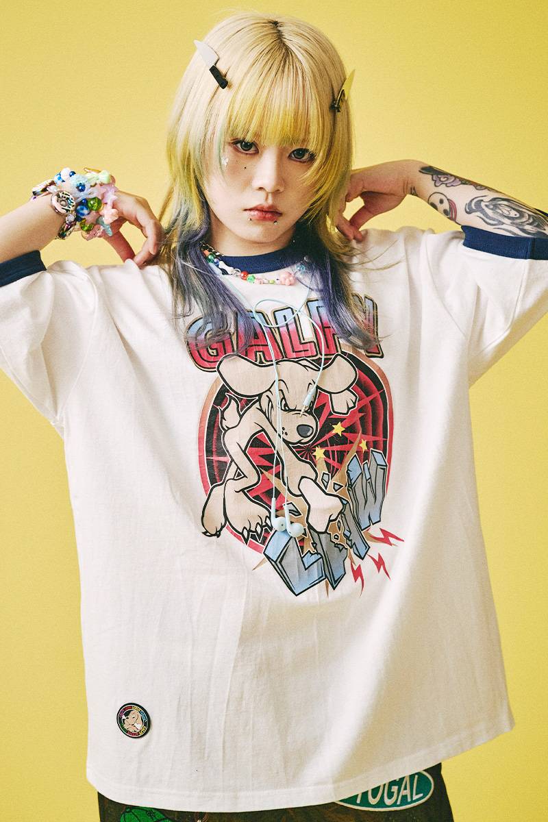 【予約商品】GALFY(ガルフィー)レトロリアル犬リンガー - White