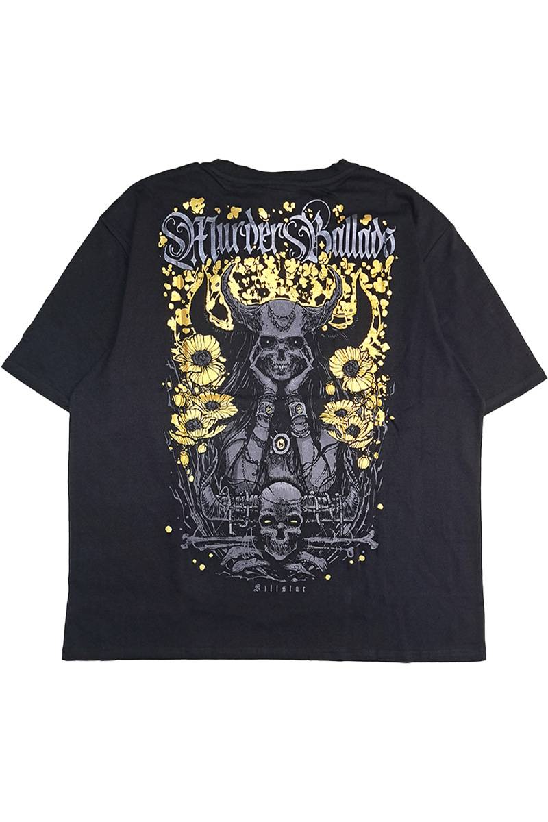 KILL STAR(キル・スター) MURDER BALLADS TEE - Black