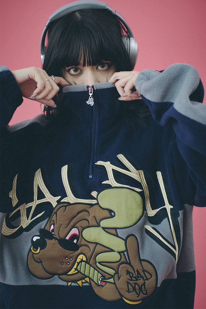 予約商品】GALFY (ガルフィー) BADDOG フリース SET UP NAVY 予約商品】GALFY (ガルフィー) BADDOG フリース SET UP NAVY