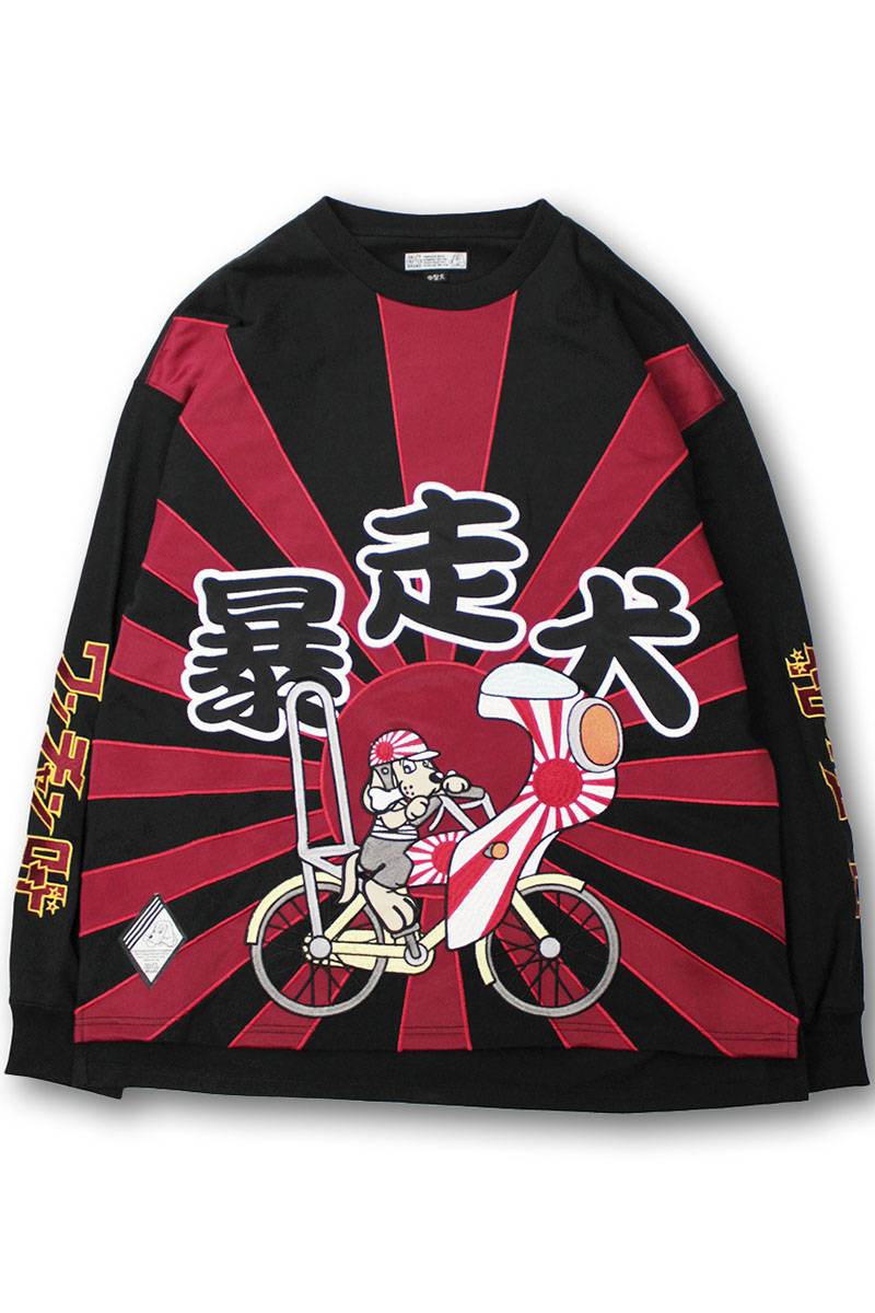 GALFY (ガルフィー) 二代目暴走犬ロンTee BLACK / ロック