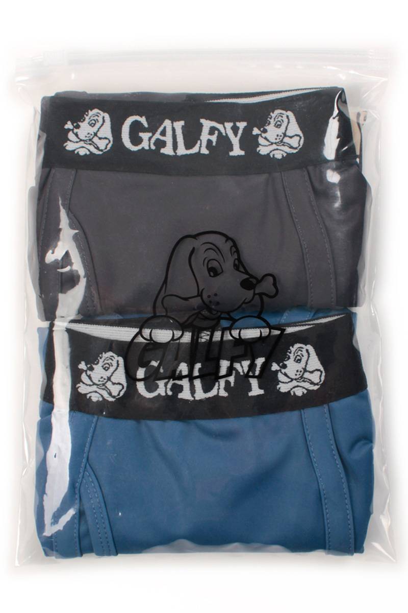 GALFY (ガルフィー) ロゴボクサーパンツ - Black & Navy