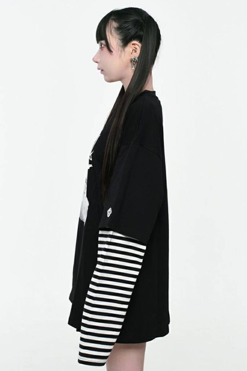 TRAVAS TOKYO (トラバス トーキョー) ボーダーレイヤードク