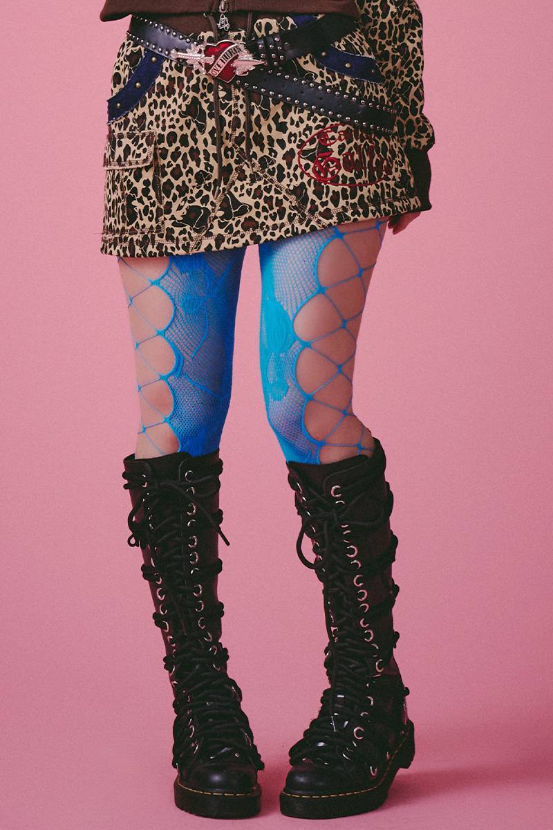 【予約商品】GALFY (ガルフィー) 柄姐スカート - Camel