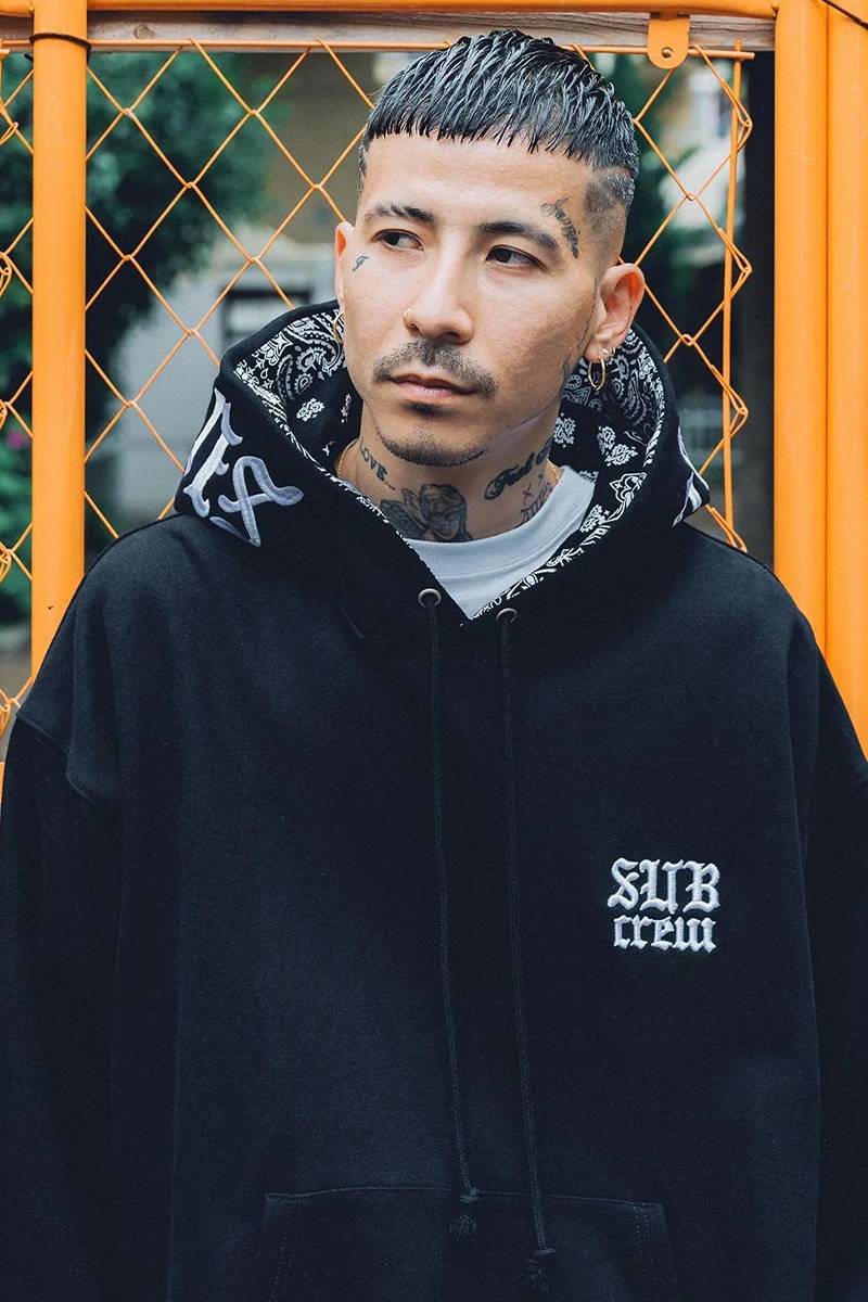 Subciety (サブサエティ) EMBROIDERY PARKA BLACK / ロック Subciety (サブサエティ) EMBROIDERY PARKA BLACK / ロック