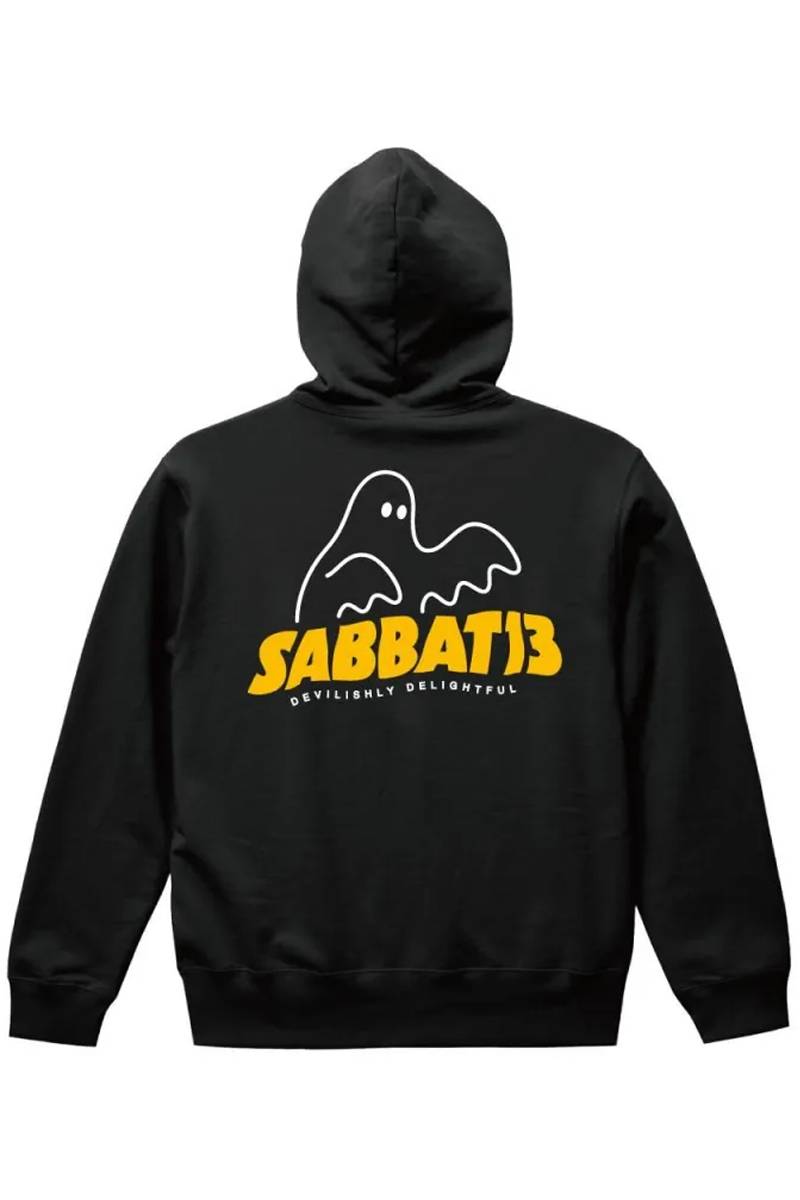 SABBAT13 (サバトサーティーン) SPOOK LOGO HOODIE - Black