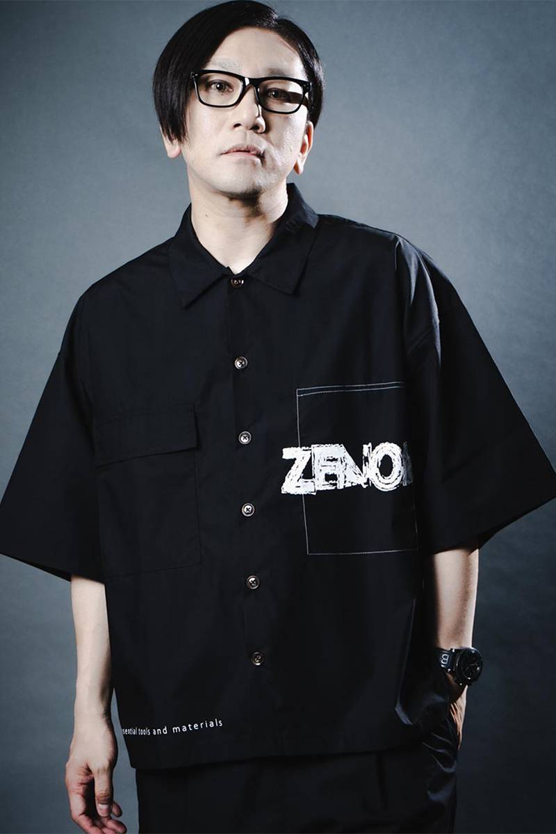 ZENON(ゼノン) Pocket remake setup S/S shirt BLACK