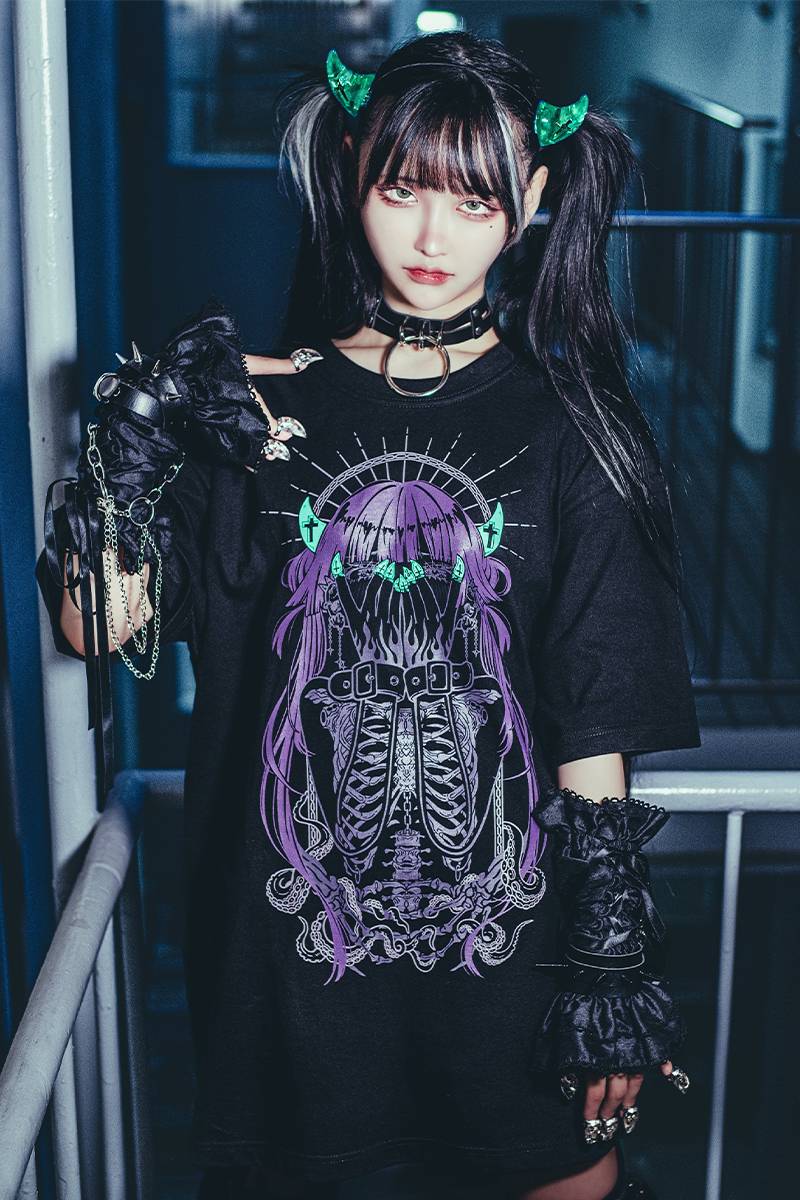 東京13零式(トウキョウイチサンゼロシキ) Tーshirt 寿姫骸