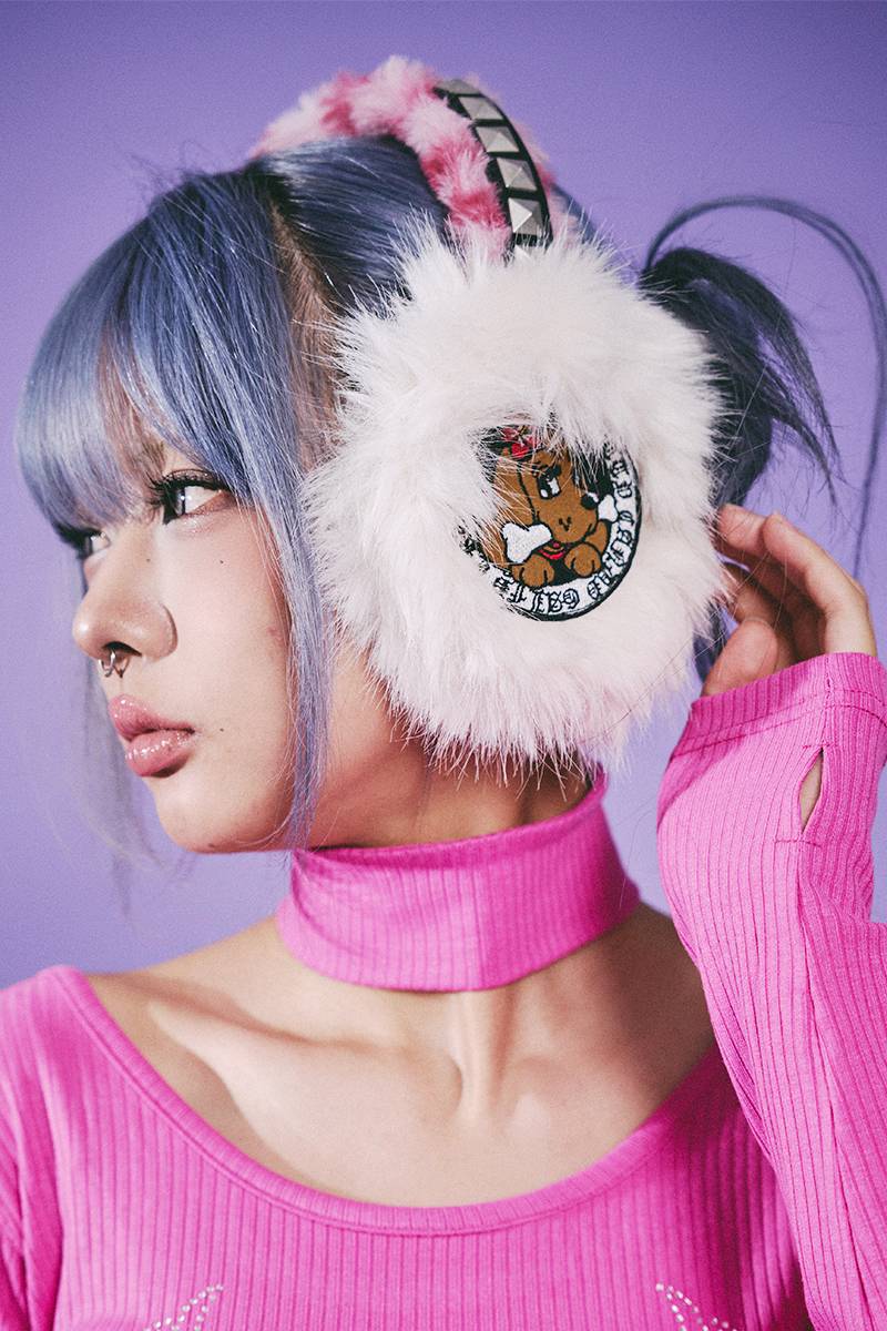【予約商品】GALFY（ガルフィー）甘辛レオパイヤマフ - PINK Leo