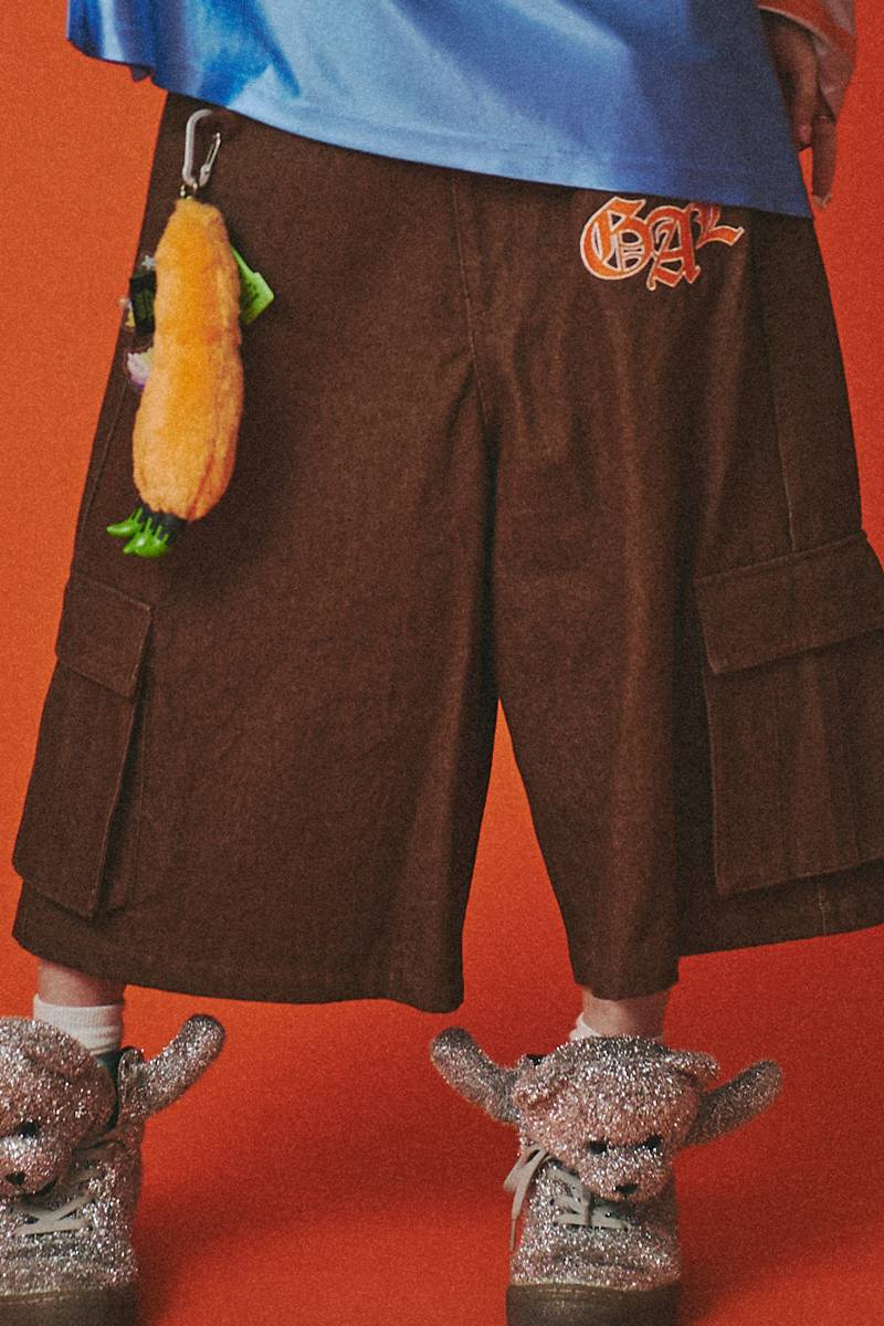 GALFY (ガルフィー) ウェッサイバギーショーツ - Brown