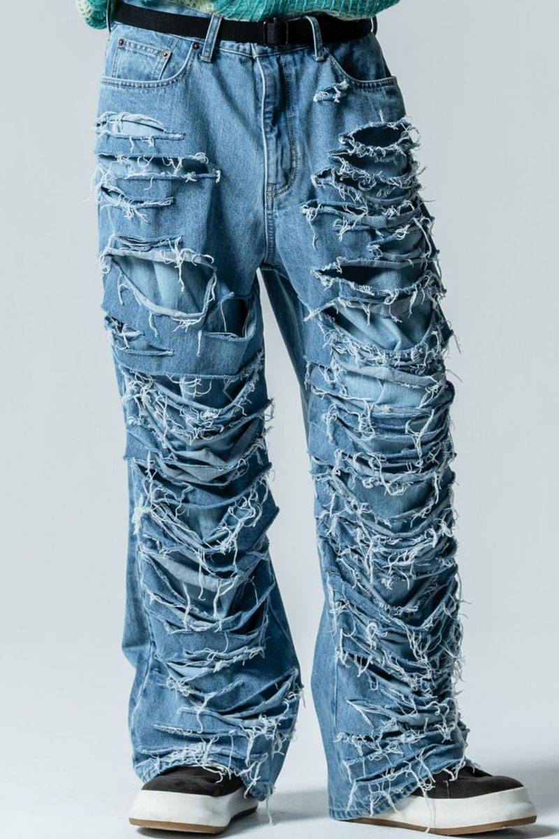 glamb(グラム)GB0324/P03 : Shred Damage Denim / シュレッド glamb(グラム)GB0324/P03 : Shred Damage Denim / シュレッド