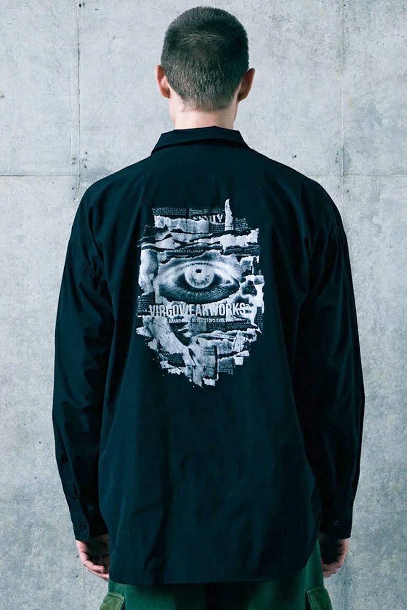 VIRGOwearworks(ヴァルゴウェアワークス) COLLISION SHIRT - Black