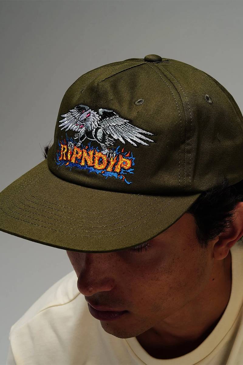 RIPNDIP (リップンディップ) BIRDY SNAPBACK - DARK OLIVE