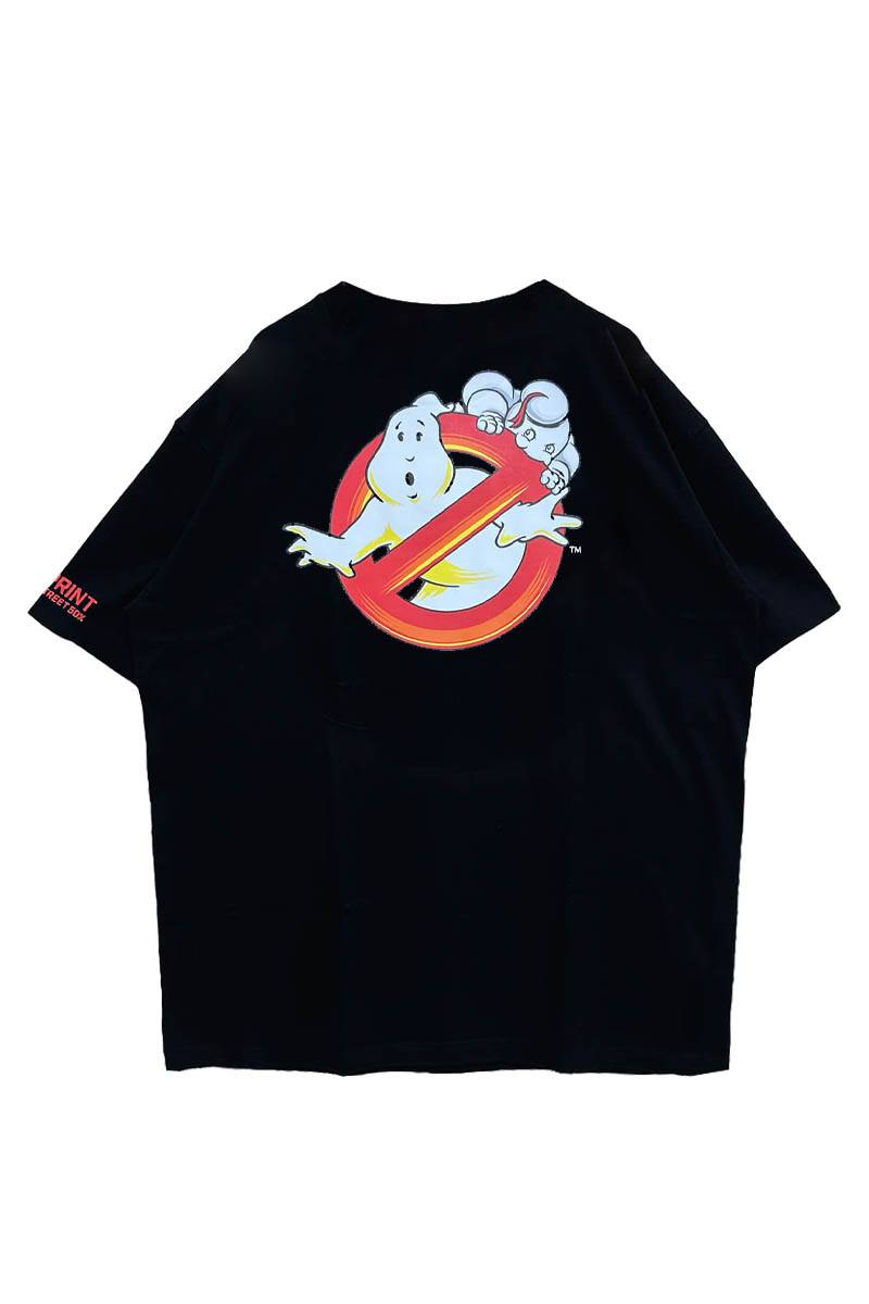 over print (オーバープリント) GHOST BUSTERS Tee 5 black