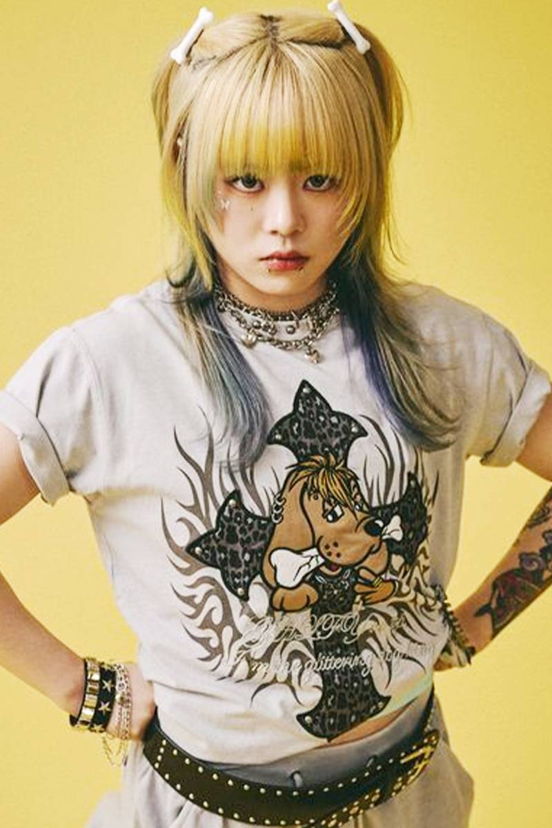 【予約商品】GALFY (ガルフィー) マジマブ☆TEE - White Grey