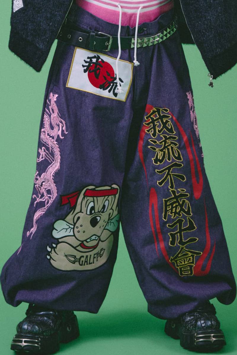 予約商品】GALFY(ガルフィー) ニッカポッカ - PURPLE / ロック 予約商品】GALFY(ガルフィー) ニッカポッカ - PURPLE / ロック