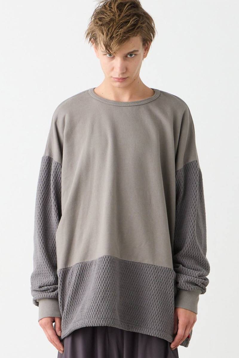 VIRGOwearworks(ヴァルゴウェアワークス) NEBULA HYBRID CREW SWT - Charcoal