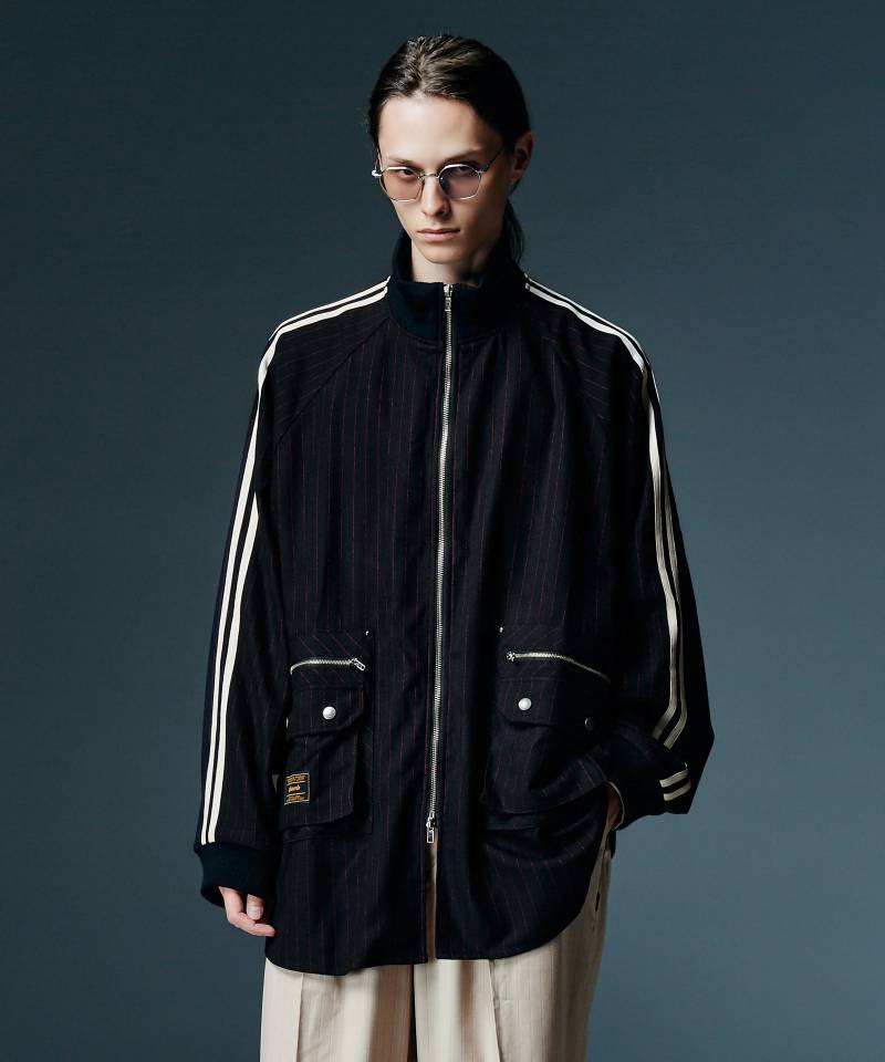 【予約商品】glamb(グラム) 4XL Track Shirt / 4XLトラックシャツ - Black