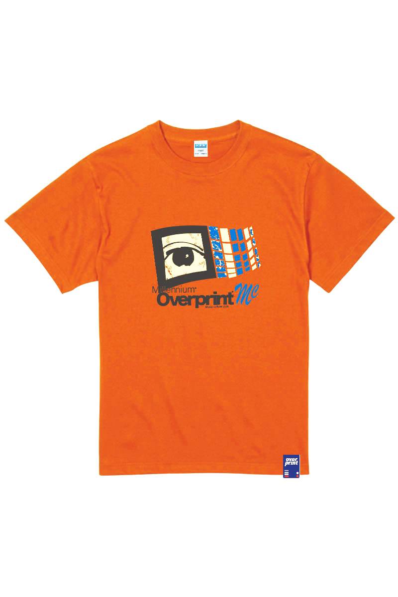 over print (オーバー・プリント) PC Tee - Orange