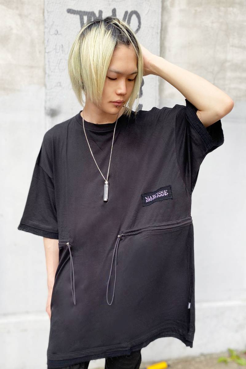 PARADOX PX17-CS03 BIG WIDE TEE BLACK