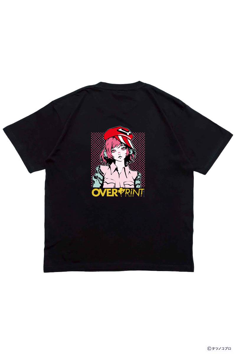 over print (オーバー・プリント) Yatterman Tee_ヤッターマン2号 - Black