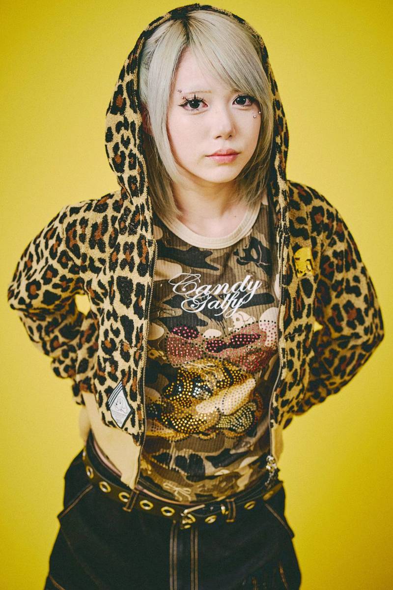 GALFY(ガルフィー) フユGAL 豹パーカー - Beige Leopard