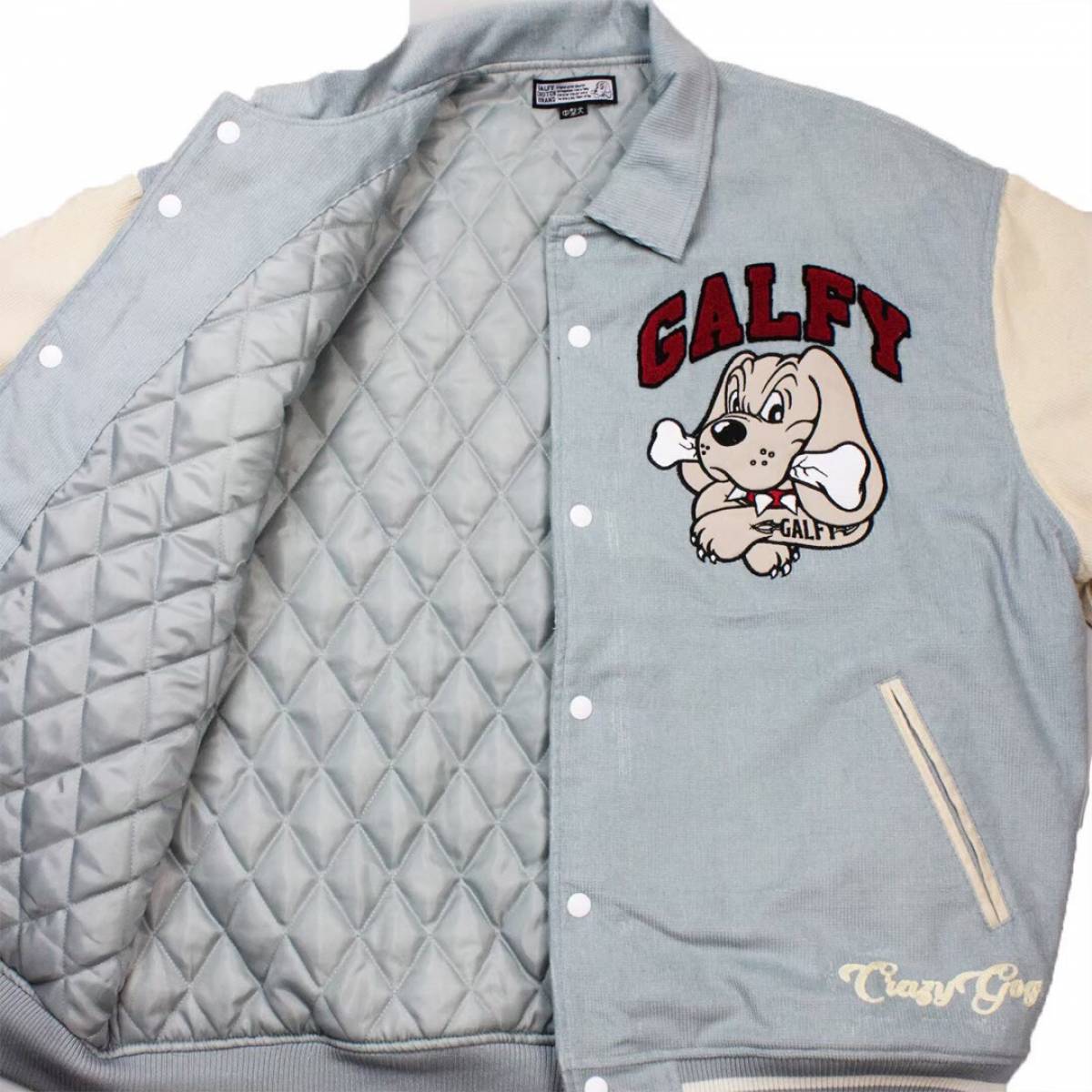 予約商品】GALFY 渋スタジャン SAX/O.WHITE / ロック 予約商品】GALFY 渋スタジャン SAX/O.WHITE / ロック