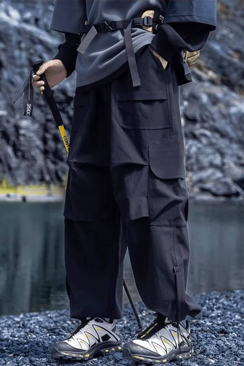 吉業重工 (ヨシワザジュウコウ) 【AOGZ】ゼログラビティ・ジョガー・パンツ - Black