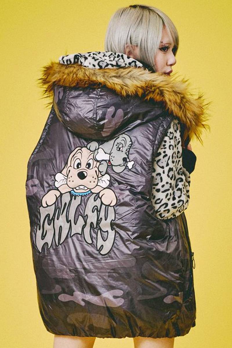 【予約商品】GALFY(ガルフィー) パフパフレンジャーベスト - Black Camo