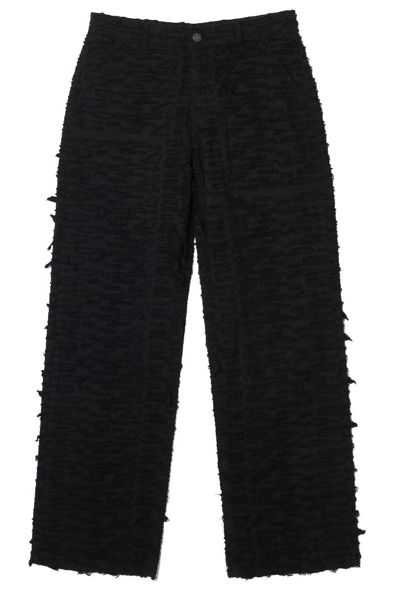 A Good Bad Influence(ア・グッド・バッド・インフルエンス) Full Distressed Light Weight Pants-Black