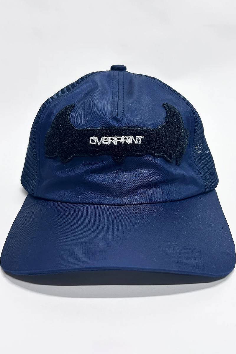 over print (オーバープリント) Satan mesh CAP - Navy